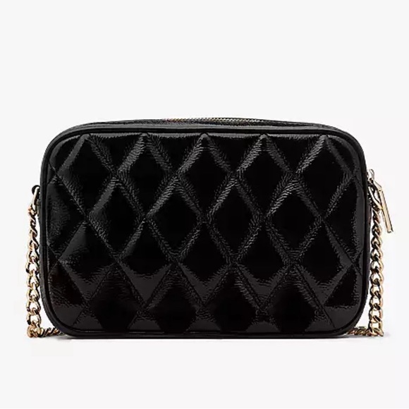 *BOGO FREE* NWT Kate Spade Glimmer Quilted Patent Leather Boxed Crossbody Set - Picture 4 of 7